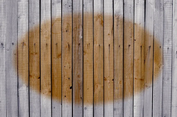 古い板の垂直木製フェンス. — ストック写真
