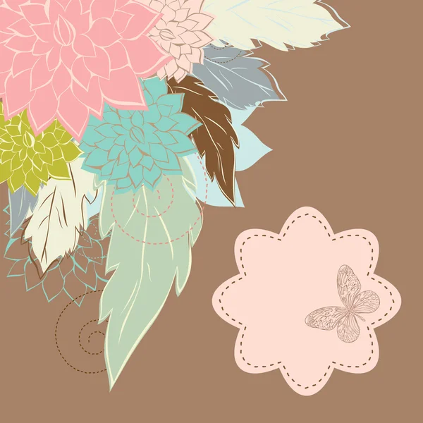 Fondo floral — Vector de stock