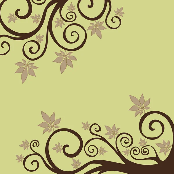 Autumn leaves background — Stock Vector