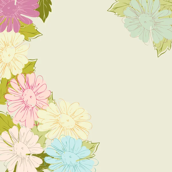 Floral background — Stock Vector