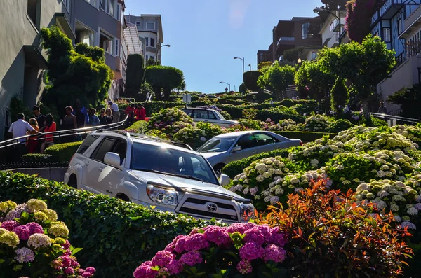 San francisco, Kalifornia (usa) - június 13: görbe (lomb látképe — Stock Fotó