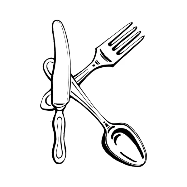 cutlery - the letter K