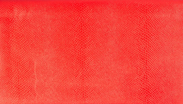 Red leather texture as background — Stock Photo, Image