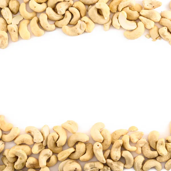 Background frame made of peanuts — Stock Photo, Image