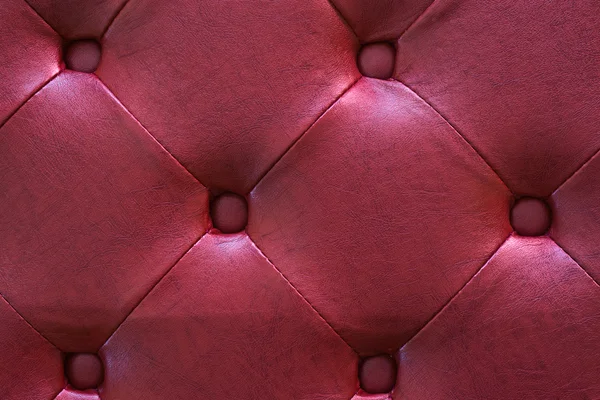 Textura de cuero rojo como fondo — Foto de Stock