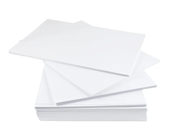 Stack of a4 size white paper sheet — Stock Photo, Image