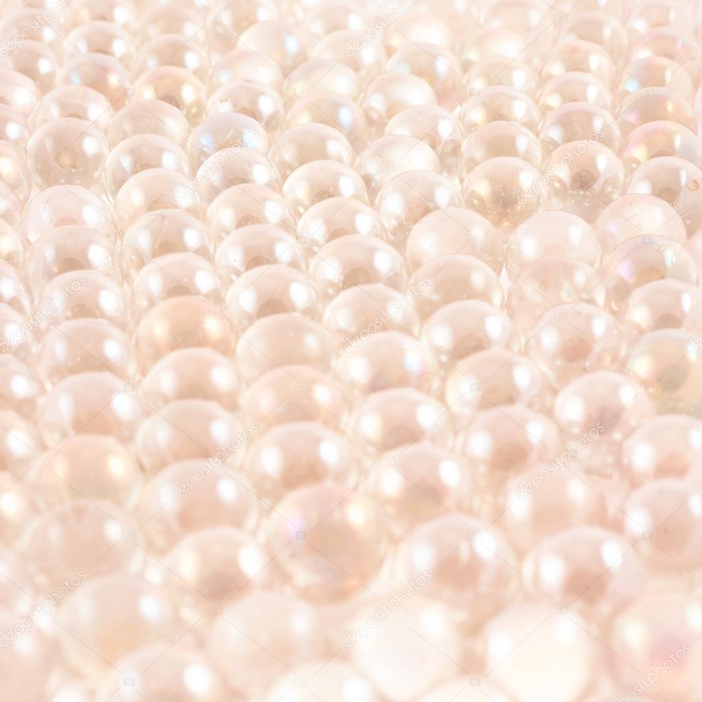 Transparent balls as abstract background