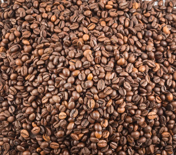 Kaffeebohnen-Oberfläche als Hintergrund — Stockfoto