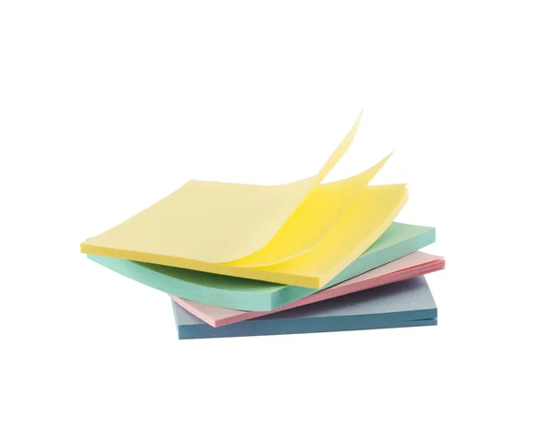 Post-it sticky notes composition — Stock Photo, Image