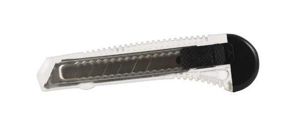 Segmentovaný blade nůž izolované — Stock fotografie