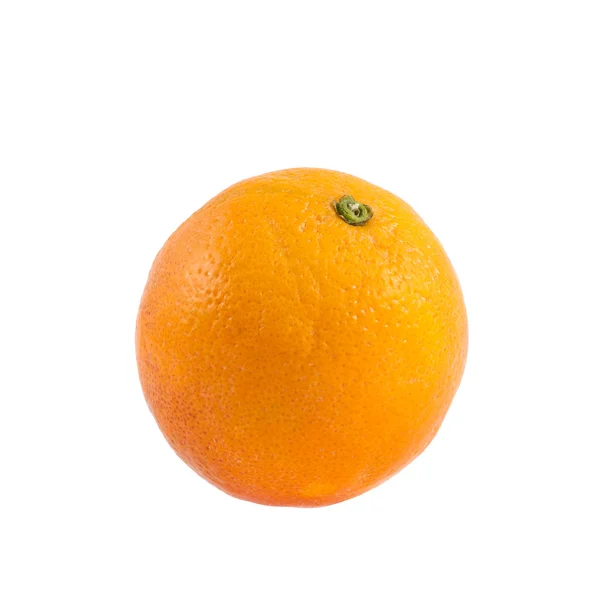 Orangenfrucht isoliert — Stockfoto