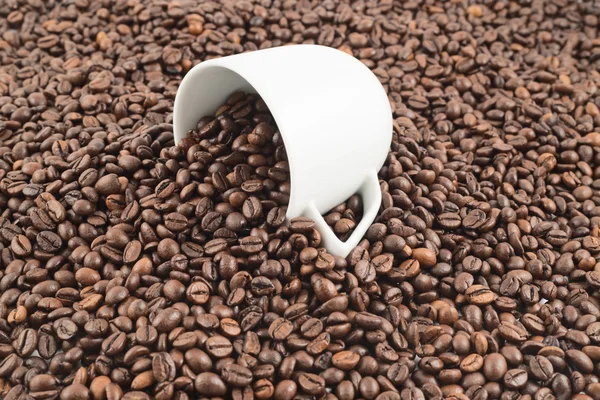 Coffee themed background composition — Stock Photo, Image