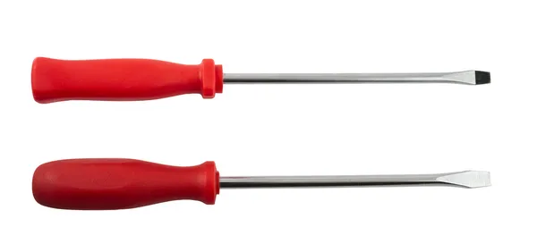 Two screwdrivers isolated — Stock Photo, Image