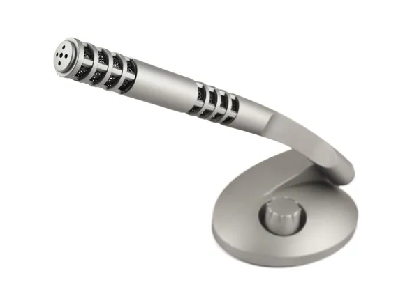 Trasmettitore microfono wireless in plastica isolato — Foto Stock
