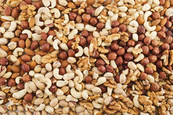 Nut mix background — Stock Photo, Image