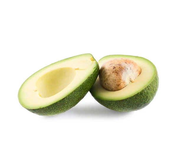 Avocado vruchten samenstelling geïsoleerd — Stockfoto