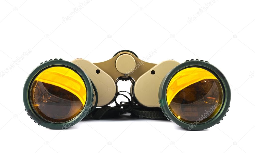 Binocular field glasses isolated