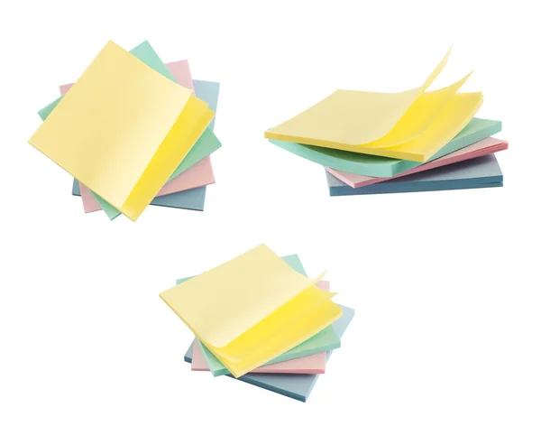 Post-it sticky notes composition — Stock Photo, Image