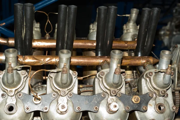 Старый авиационный двигатель — стоковое фото