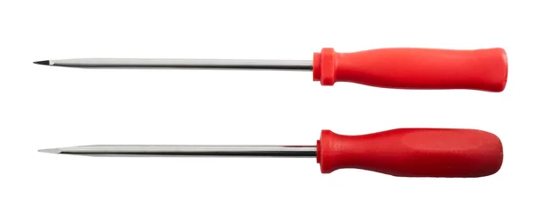 Two screwdrivers isolated — Stock Photo, Image