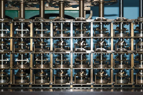 Turing machine close-up — Stock Photo, Image