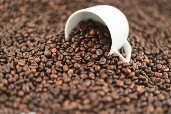 Kaffee thematische Hintergrundkomposition — Stockfoto