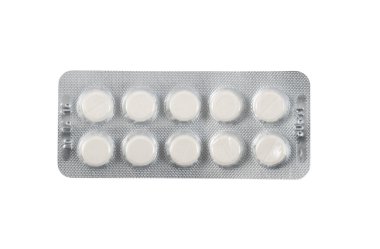 Blister kabarcık kutu hap izole