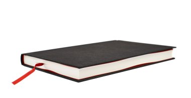 Kara Kitap kırmızı yer işareti ile