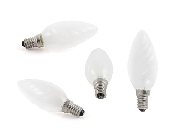 Lampadina incandescente isolata — Foto Stock