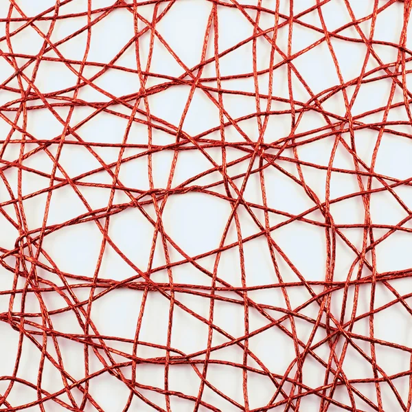 Красная нить абстрактный фон — стоковое фото