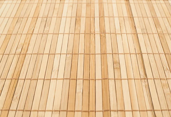 Estera de fondo de paja de bambú —  Fotos de Stock