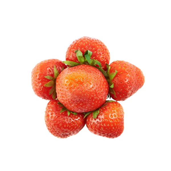 Strawberry flower vormige samenstelling — Stockfoto