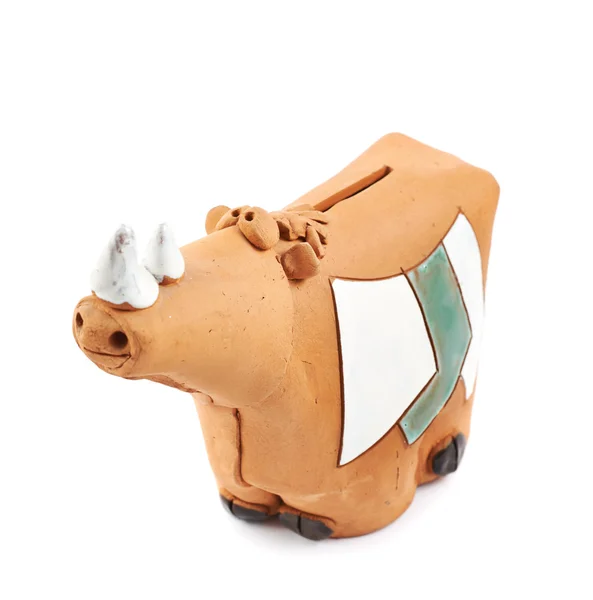 Rhinoceros rhino sculpture — Stock Photo, Image