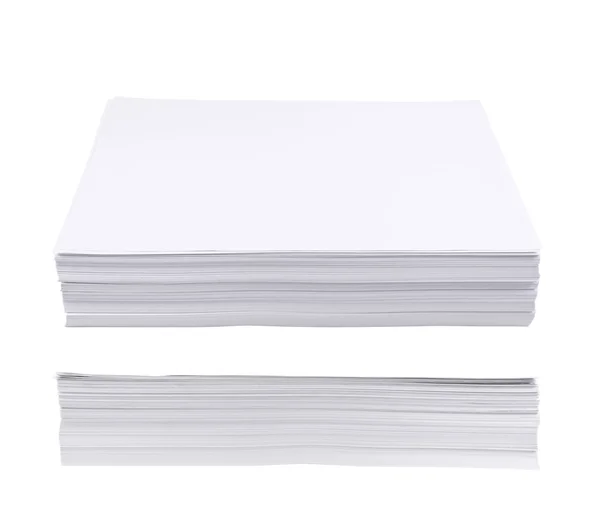 Stack of a4 size white paper sheet — Stock Photo, Image