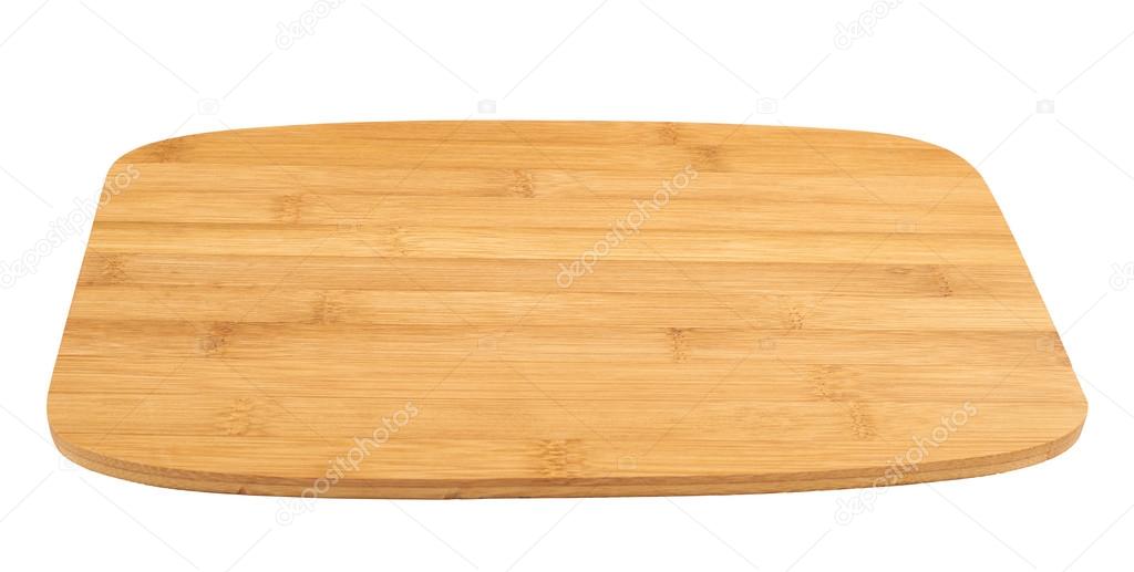 Cutting wooden board isolated