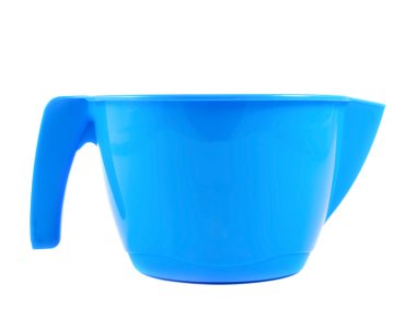 Plastic measuring cup isolated clipart