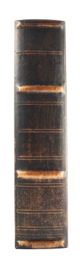 eski kitap omurga izole