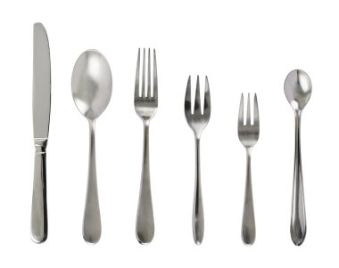 Çelik metal masa çatal bıçak seti