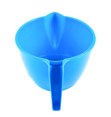 ölçme fincan izole plastik