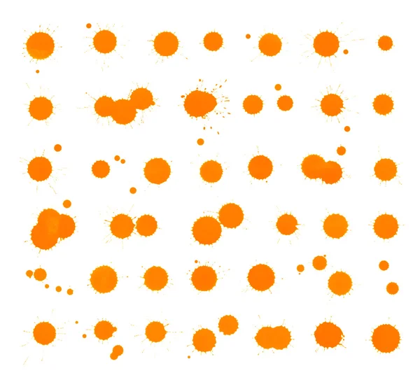 Πορτοκαλί λεκέ σημείο συλλογής — Φωτογραφία Αρχείου