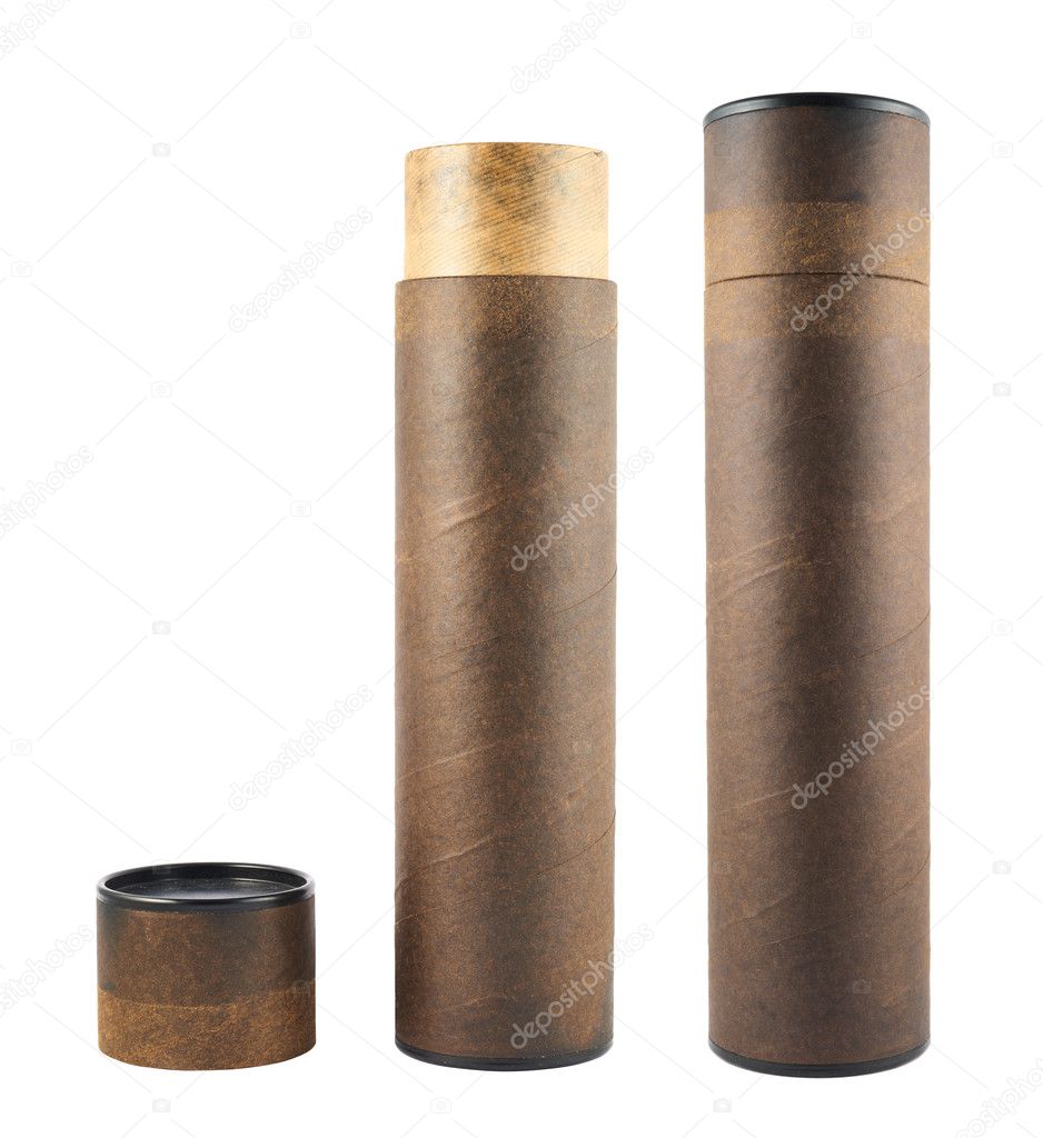 Paper tube isolated