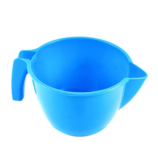 Plastic measuring cup isolated — Stock Photo, Image