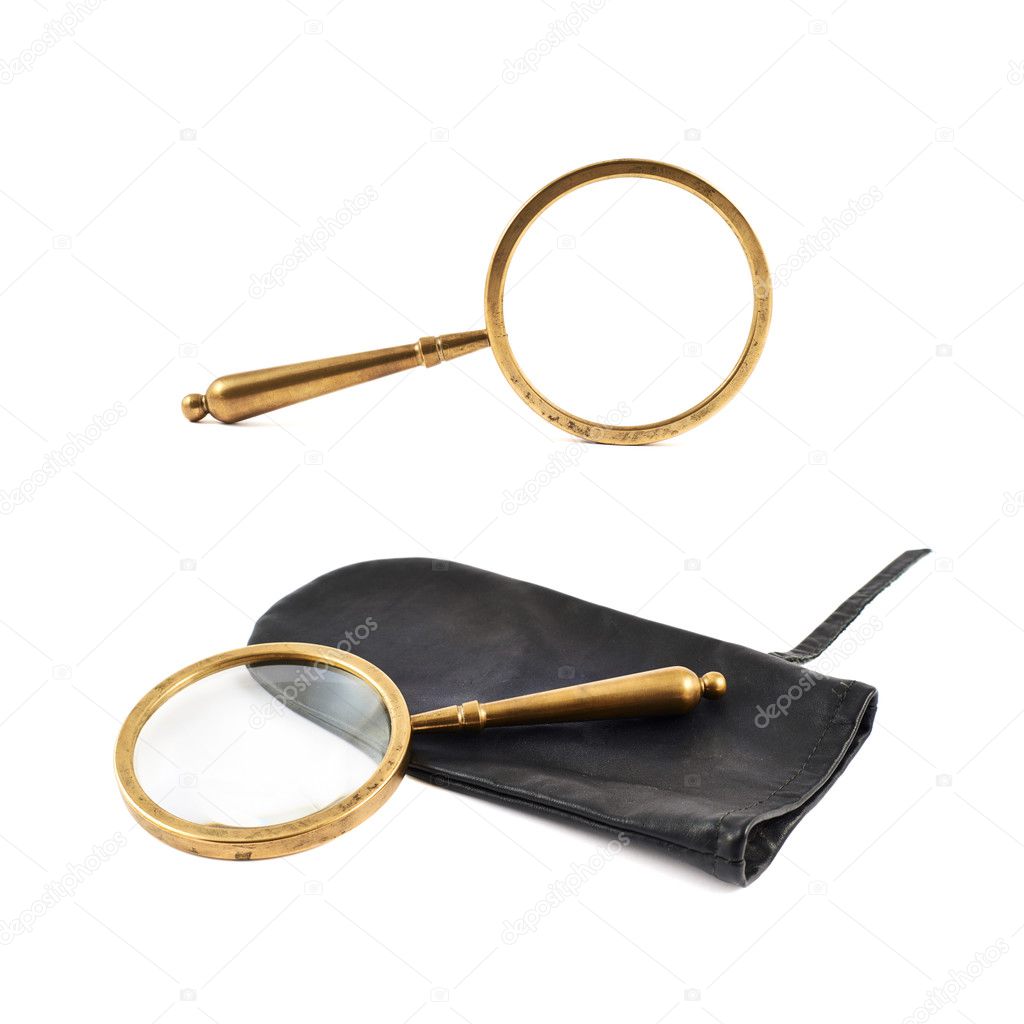 Magnifying glass in a case