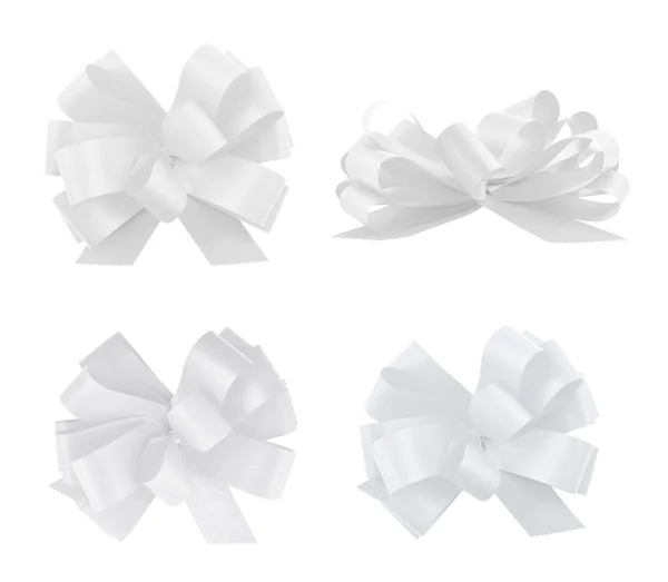 Set of four gift bows — Stock Photo, Image