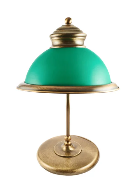 Lámpara de mesa de metal aislada — Foto de Stock