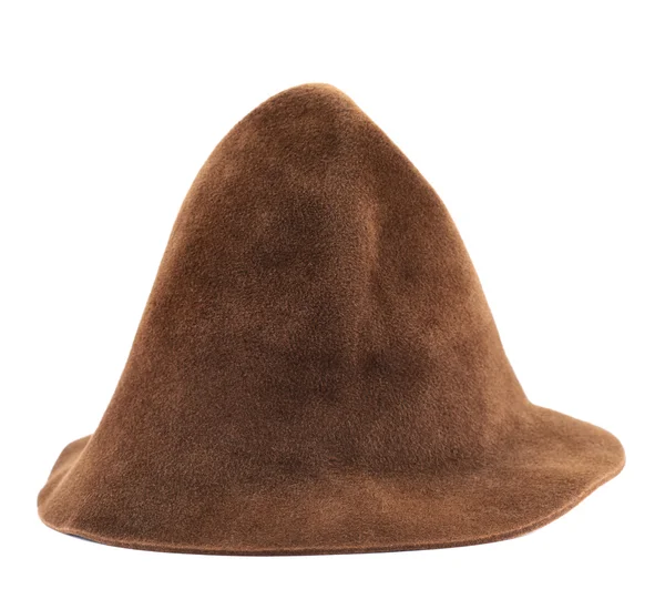 Cappello marrone isolato — Foto Stock