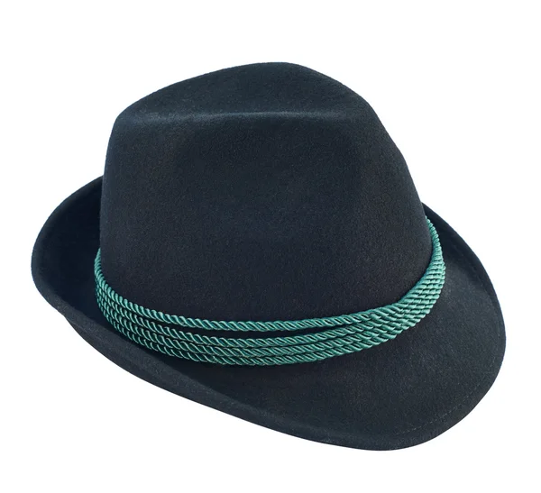 Темная шляпа как изолированная шляпа — стоковое фото