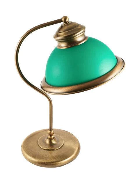 Lampe de table en métal isolée — Photo