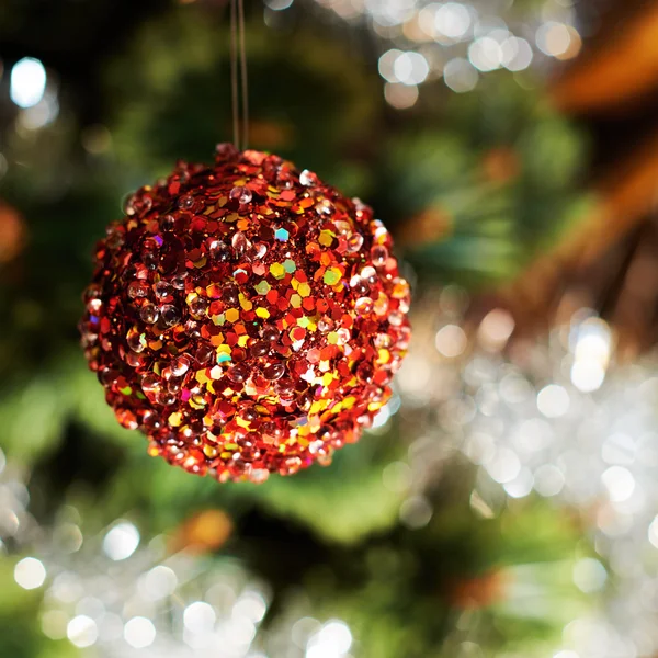 Stagionale decorazione di Natale sfondo — Foto Stock