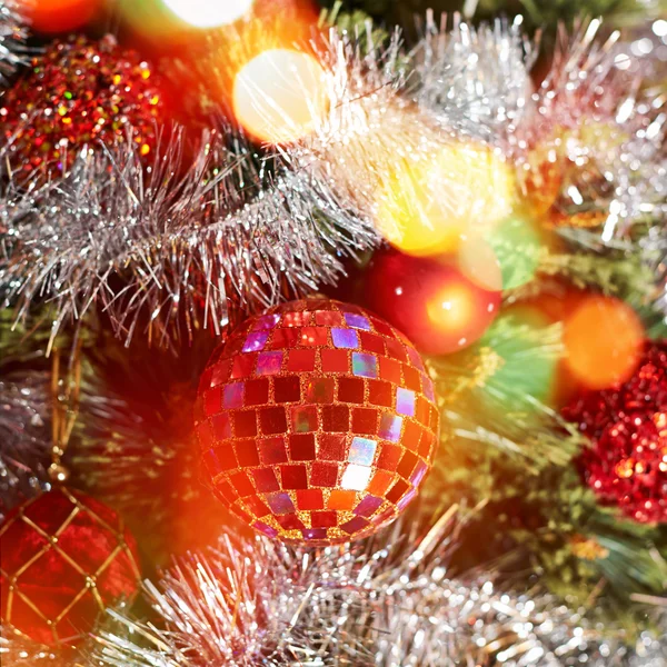 Stagionale decorazione di Natale sfondo — Foto Stock